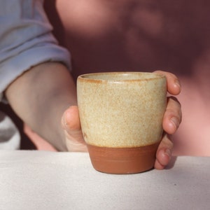 Coffee Tumbler, Espresso Cup, Ceramic Mug Handmade Pottery Mug, Wheel Thrown Pottery
