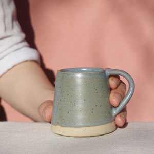 Espresso Cup, Ceramic Mug Handmade Pottery Mug, Wheel Thrown Pottery Stoneware Mug