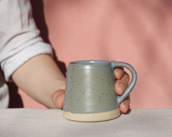 Espresso Cup, Ceramic Mug Handmade Pottery Mug, Wheel Thrown Pottery Stoneware Mug