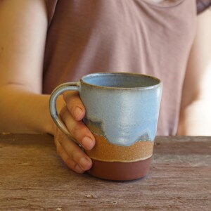 Ceramic Mug Handmade Pottery Mug, Wheel Thrown Pottery Stoneware Mug, Cappuccino Mug