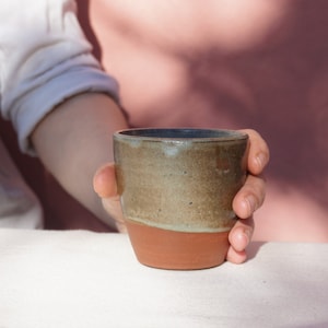 Coffee Tumbler, Espresso Cup, Ceramic Mug Handmade Pottery Mug, Wheel Thrown Pottery