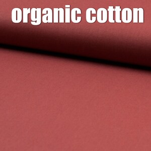 オーガニックコットン生地 Terra Uni - 100%コットンポプリン ユニカラー、コットン生地、パッチワーク、衣類、ホームデコレーション、クラフトプロジェクト