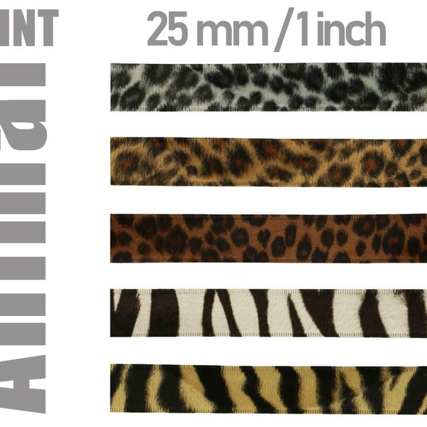 Leoparden-Samtgürtel, Zebra-Samtgürtel – Gürtel mit Tiermuster, 2,5 cm breit