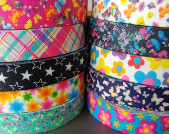 25 mm Elastic with print - elastic stretch band