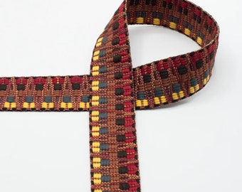 Webbing - extra strong, double-sided, woven bag strap #2 - width 40mm/1,57" - per meter - for home decorations, bags, accessories