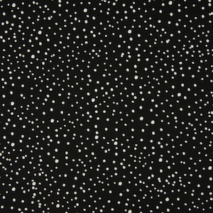 Cotton fabric Dots Black White - 100% cotton poplin print, quilting, patchwork, clothing, home decor, craft projects, DIY projects
