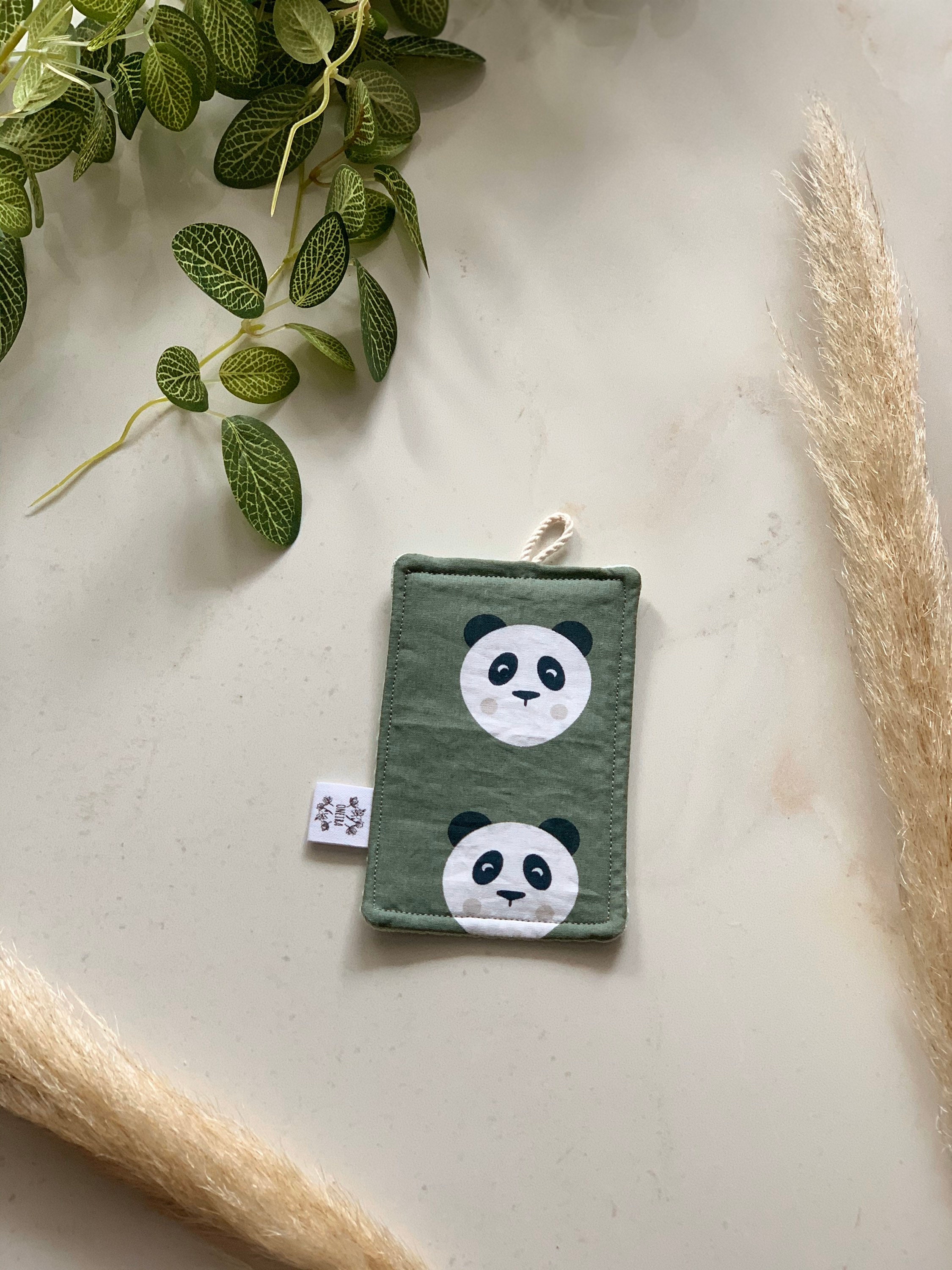 2 Éponge Bambou Oeko Tex Lavables Zéro Déchet Fait Main