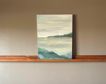 Living Room Art Landscape Bedroom Wall Decor Minimalist Hand-Painted Gift for Home Decor Original Art Neutral Colors
