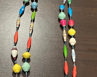 Multi-colored Bead Necklace