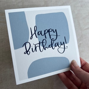 Happy Birthday Card / Simple Birthday Card / Card For Him / Teenage Boy Card / Birthday Card for Men