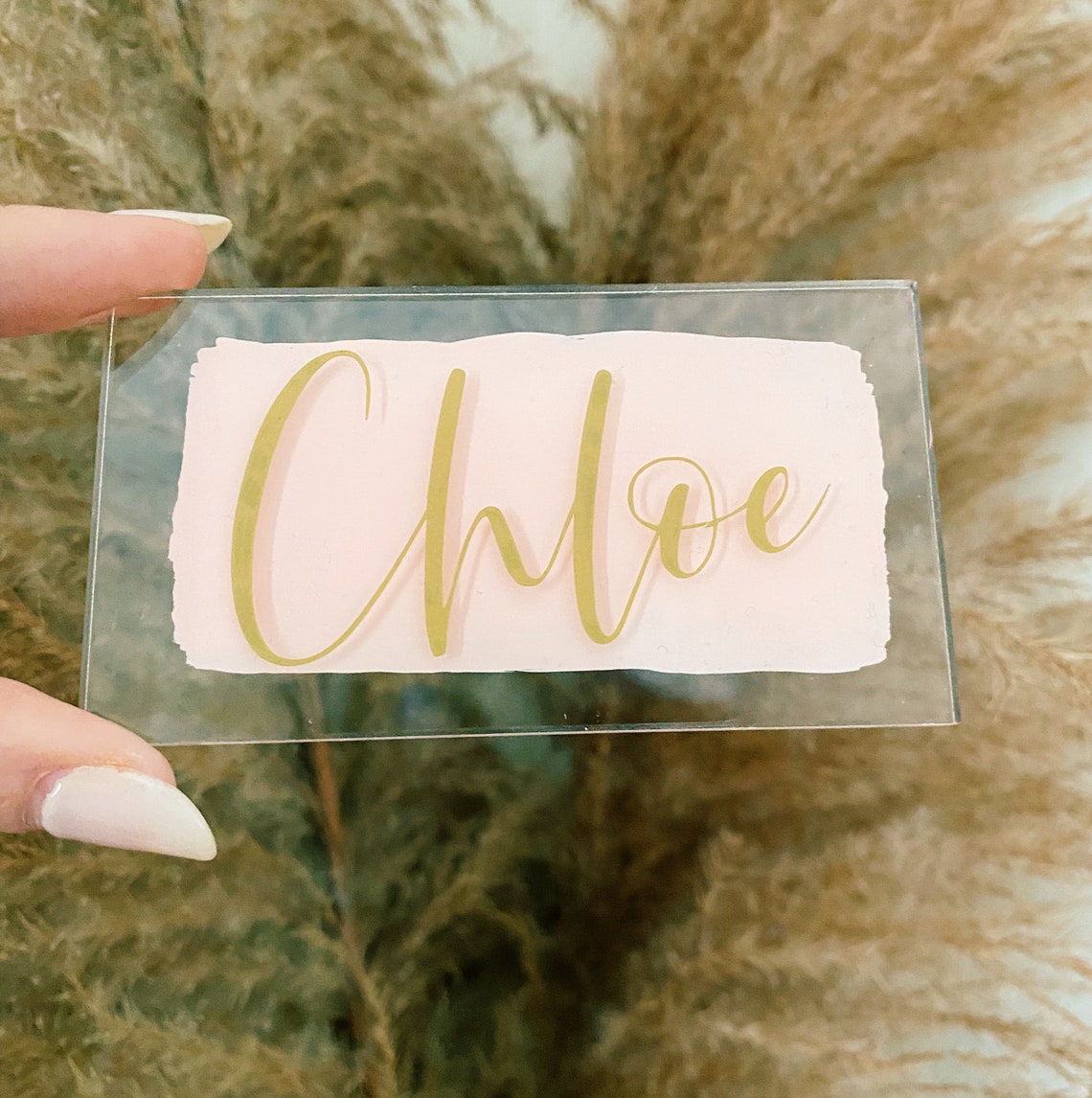 Acrylic Place Name / Acrylic Place Card / Wedding Place Names Etsy