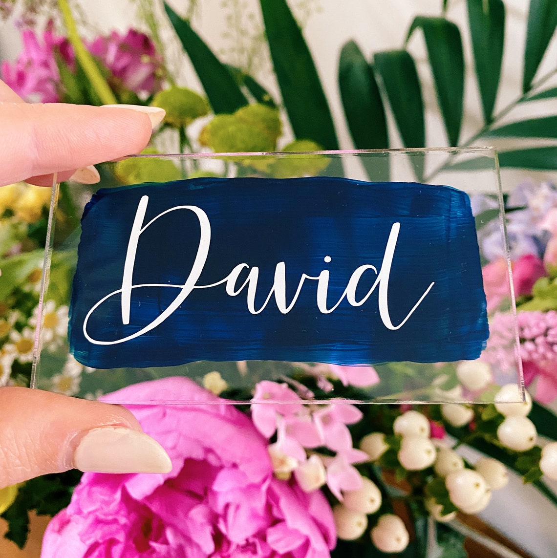 Acrylic Place Names / Acrylic Place Cards / Wedding Place Etsy