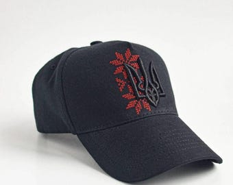 Casquette Militaire Ukrainienne Bleu Foncé – Pixel Trident – Armée Tactique