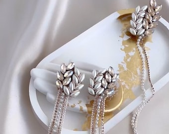 Handmade spikelet brooch,Ukrainian brooch,symbol of Ukraine,Vintage jewelry,wheat earrings ,ukraine ear earrings,Ukraine handmade jewelry