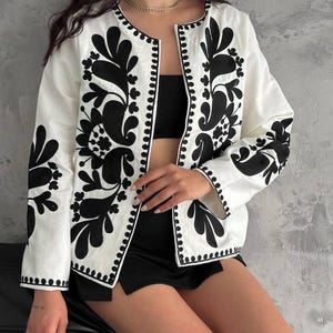 Ukrainian embroidery,ukrainian jacket,embroidered jacket,national ukrainian blazer,ukrainian designer jacket,ukraine bomber,embroidery cape