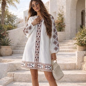 floral dress silk Floral Printed Chiffon Long Sleeve Gown 2 / Sky Blue/Multi main image 0