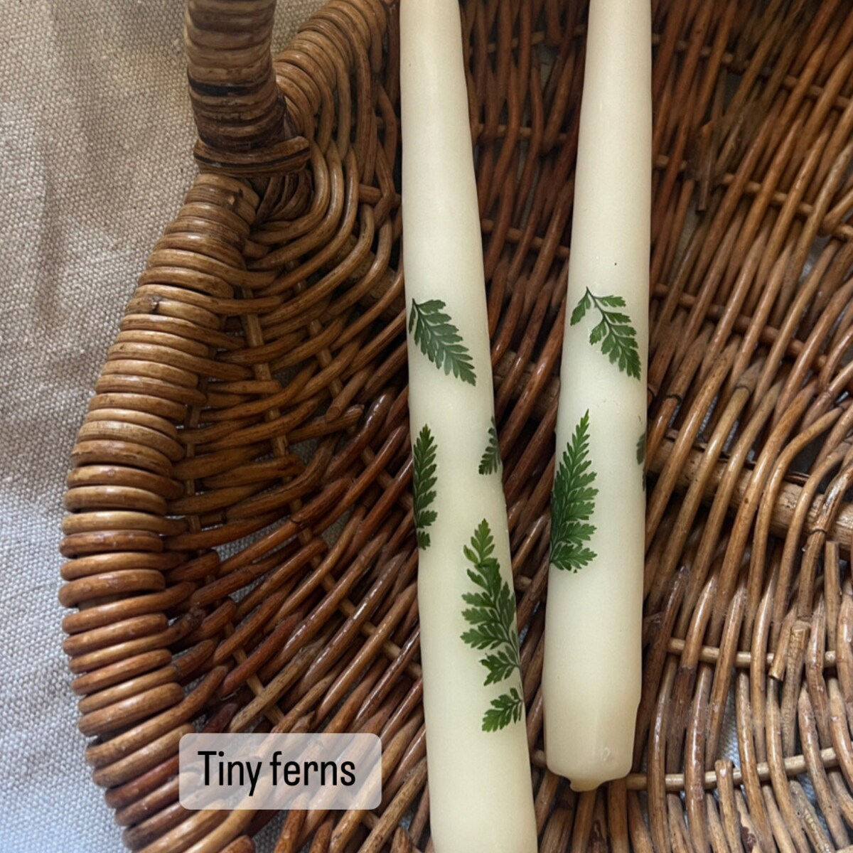 Botanical Taper Candles, Pressed Flower Boho Candles, Set of Two 10tapers, Hand Dipped Tapers, Real Flower Candles, Bridesmaid Gift - Etsy