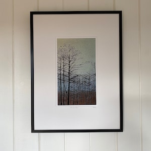 Giclee Lino Print, Lino Print, Linocut Art, Landscape Print, Highlands of Scotland, Giclee Print