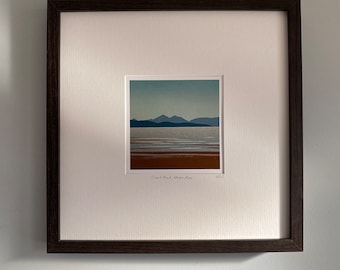 Scottish Landscape Giclee Print, Linocut Art