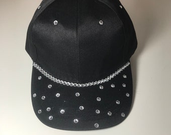Black Hat with Crystals