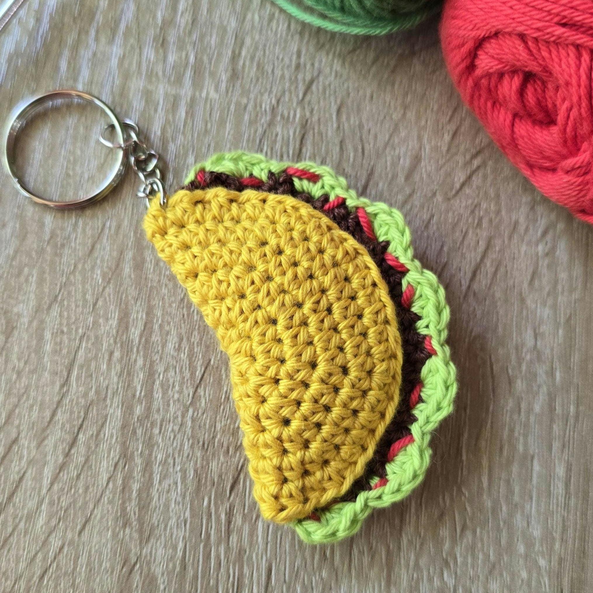 Taco Lover Mini Keychain Foodie Gift for Coworker Fiesta Theme Party ...