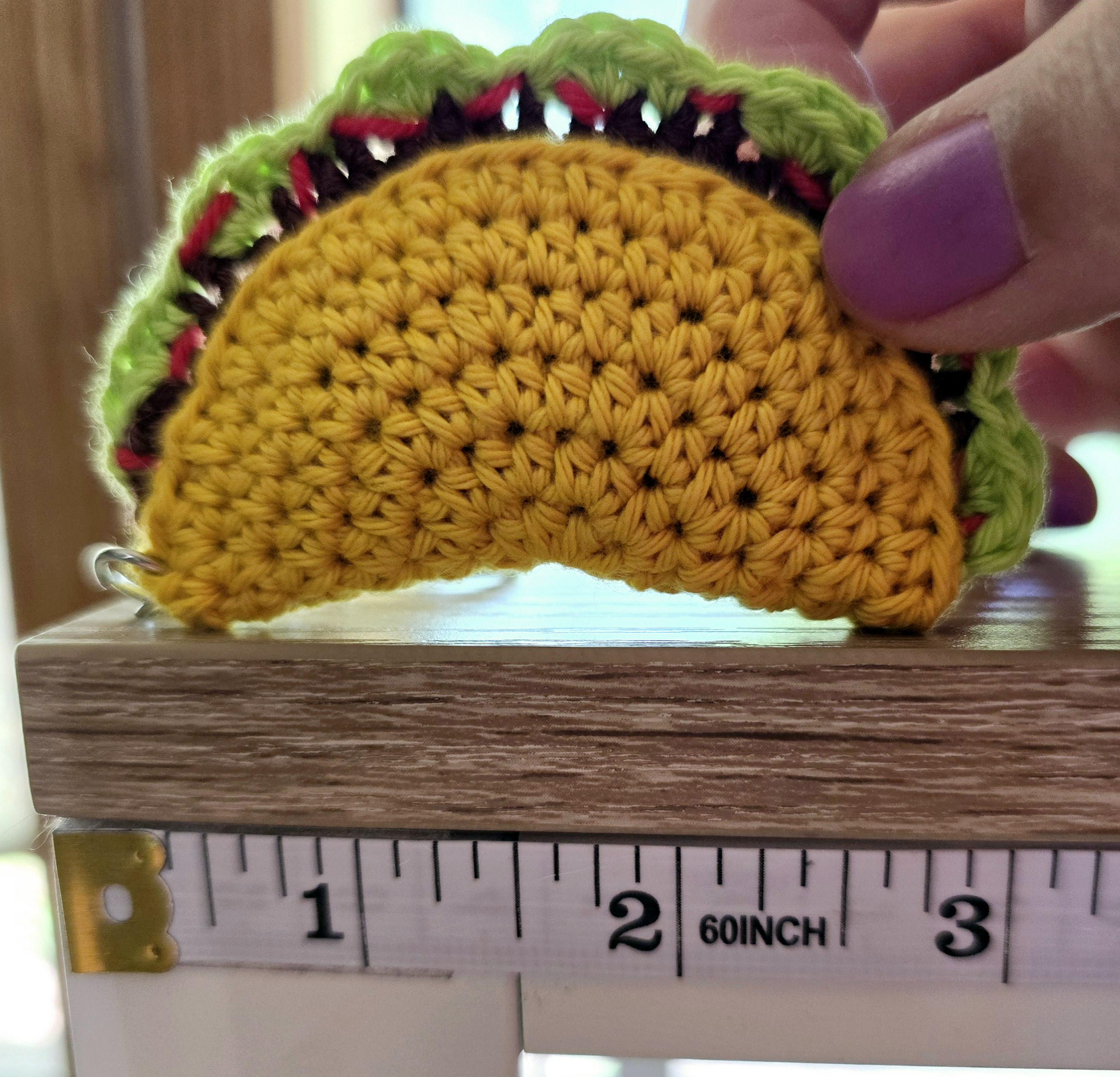 Taco Lover Mini Keychain Foodie Gift for Coworker Fiesta Theme Party ...