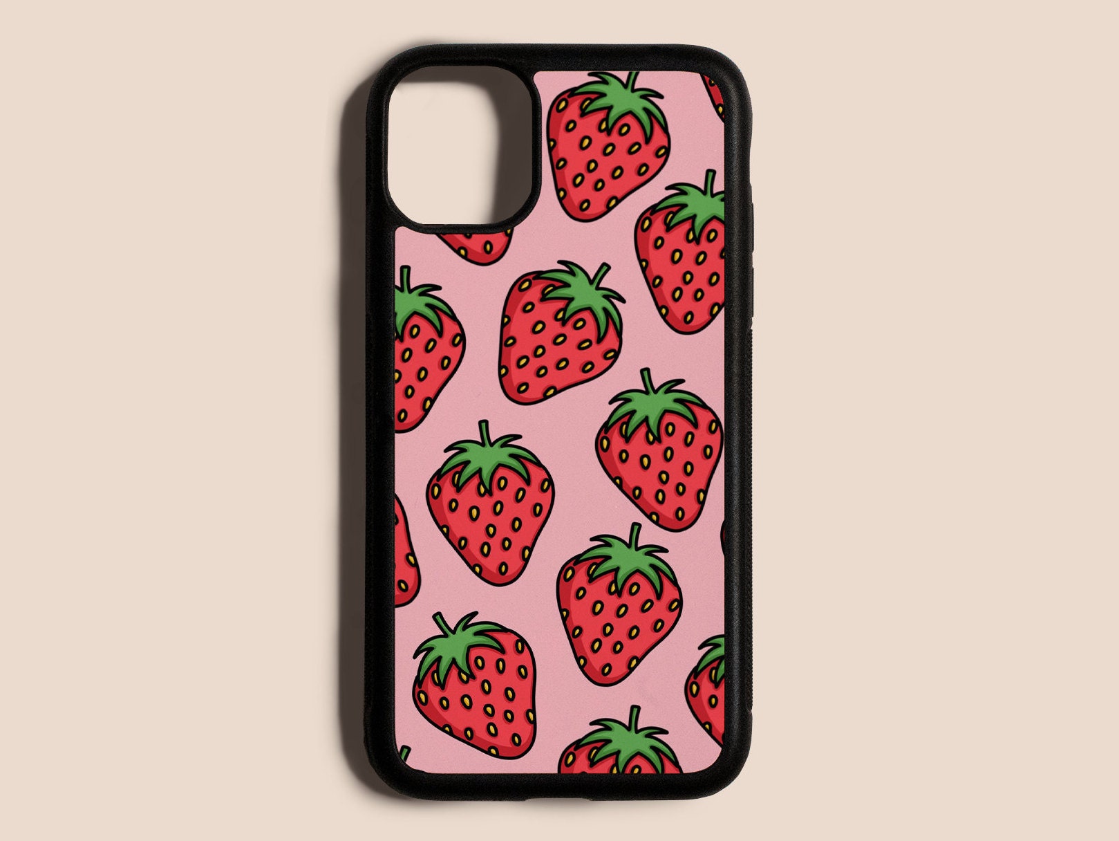 Strawberry cheap phone case