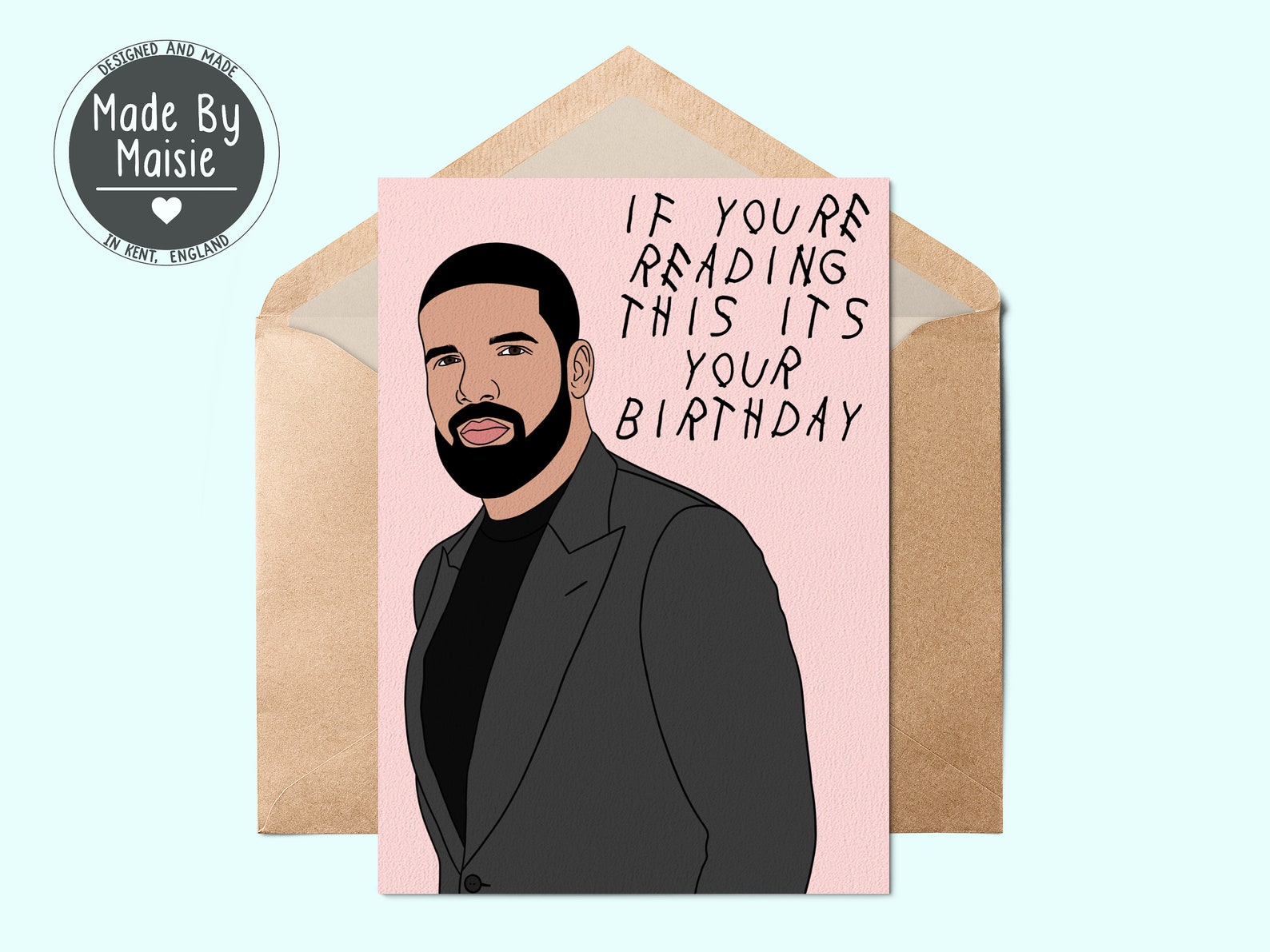 Drake Birthday Card // Funny Birthday Card If You're | Etsy UK