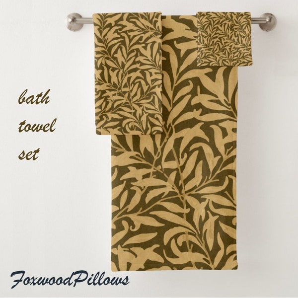 Art Deco Hand Towels Etsy