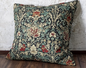 Geißblatt Blumenkissenbezug: William Morris Arts & Crafts werfen