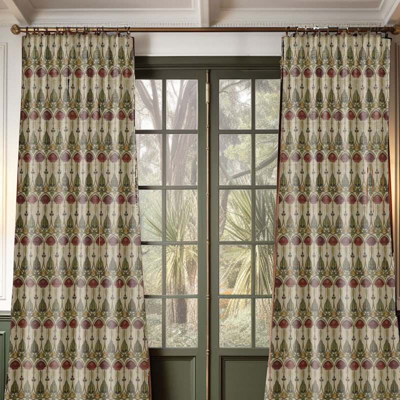 Craftsman Style Curtains - Etsy