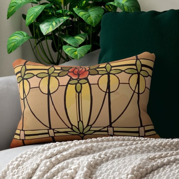 Art Nouveau Pillow Etsy
