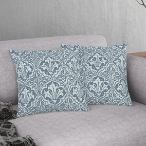 Waterproof Pillow, Floral Pillow, Flower and Seed, Polly, Lattice Design, Accent Pillow, Throw Pillow, Walter Crane, Outdoor Pillow