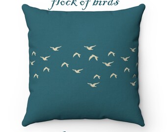 Handmade TEAL STRIPES 100/% Cotton Cushion Cover Various sizes 713
