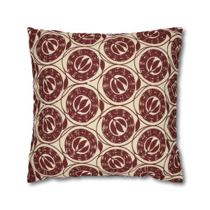 Craftsman Pillow Geometric Pattern Josef Hoffmann Decor Art Nouveau Lynx Design