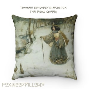 Snow Queen Pillow: Faux Suede Princess Pillow, Arts & Crafts Design