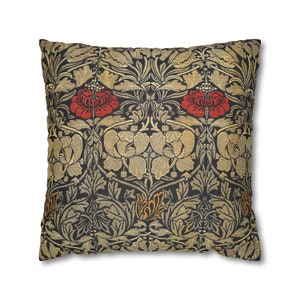 Floral Pillow, William Morris Pillow, Lumbar Pillow, Rectangle Pillow, Sofa Pillow, Elegant Cushion, Morris Decor, William Morris Home Decor