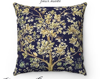 Tree of Life Pillow: Art Nouveau Style, William Morris Cushion