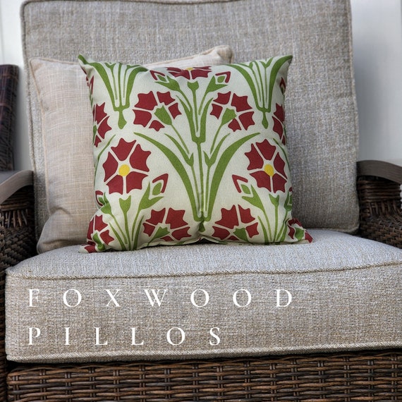 Craftsman Outdoor Pillow 16 X 16 Outdoor Cushion UV Protected
