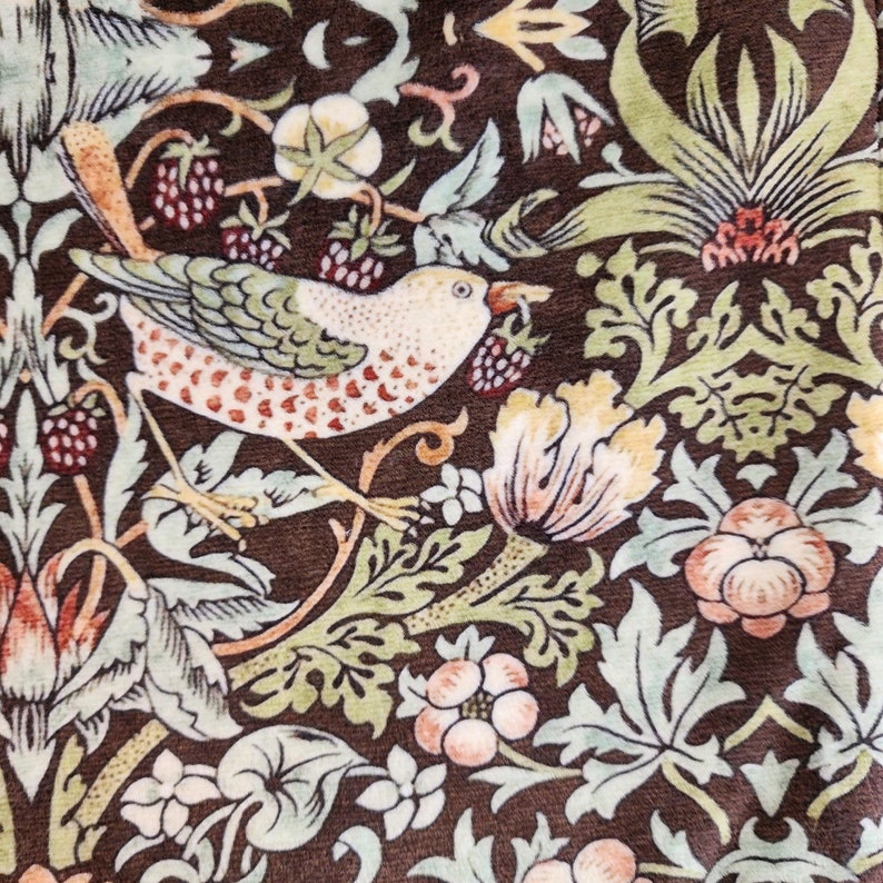 Fall Blanket, Thick Fluffy Blanket, Velvet UK Made Fabric, Decorative