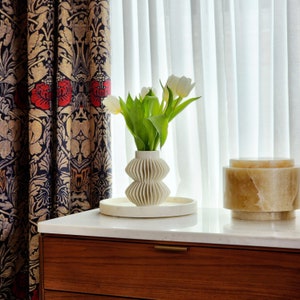 Floral Curtains, Curtains for Living Room, Morris Drapes, Bedroom Curtains, Living Panels, Craftsman Bungalow Curtains, Stickley Curtains