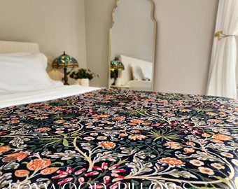 Fall Cozy Blanket - Crushed Velvet Throw Blanket