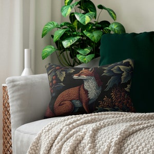 Forest Fox - Red Fox - Lumbar Pillow