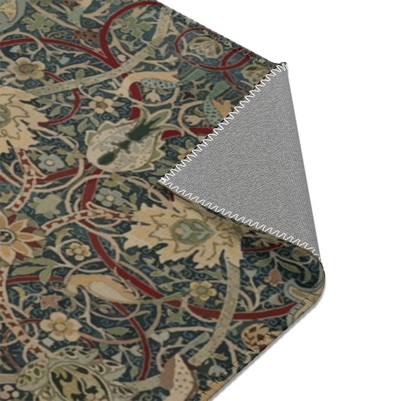 Floral Area Rug, William Morris Rug, Arts Crafts, Victorian