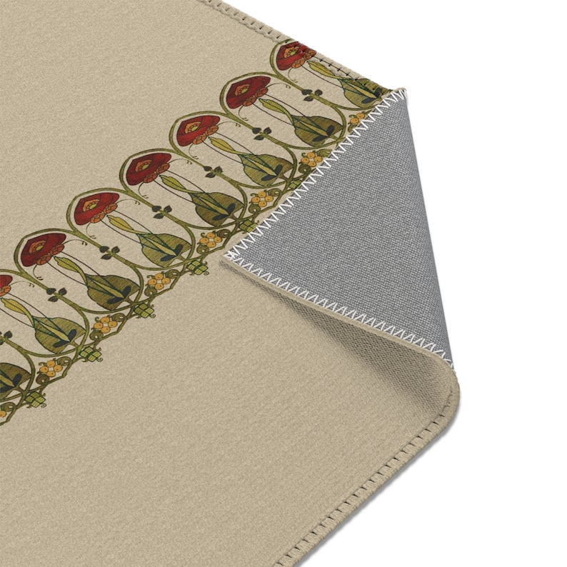 Art Nouveau Entry Door Rug | Charles Rennie Mackintosh | 36x24 Area Rug ...