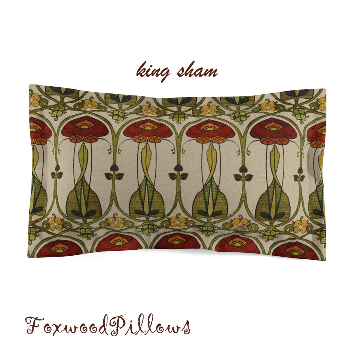 Rennie Mackintosh Duvet edredón artesano decoración de | Etsy