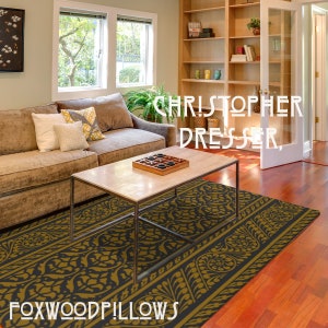 Craftsman Rug, Arts and Crafts Movement, Christopher Dresser, Mission Rug,  Craftsman Rug, Area Rugs