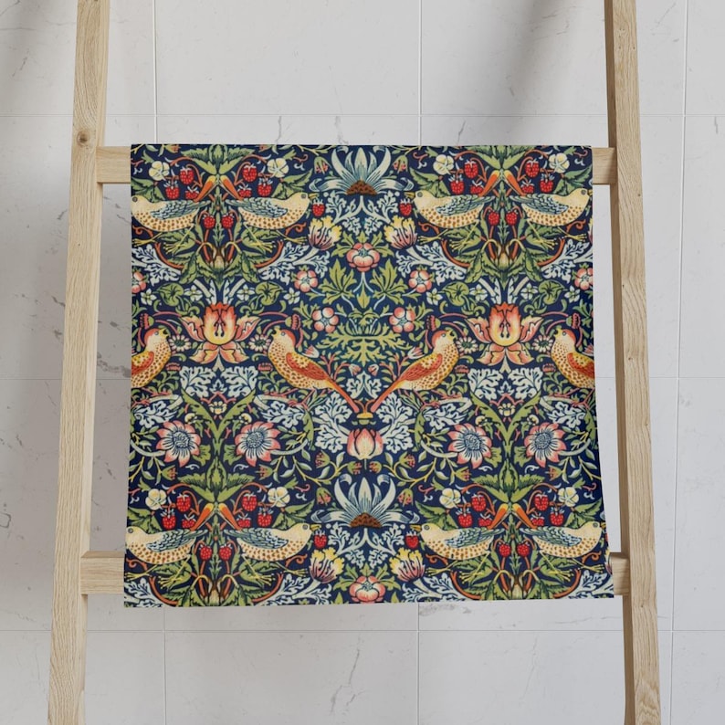 Foxwoodpillows William Morris Strawberry Thief Tea Towel - Thumbnail 4