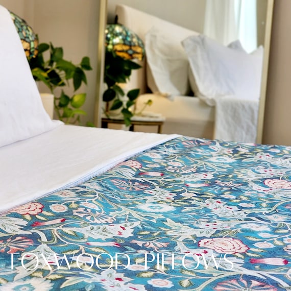 William Morris Blanket Luxurious Throw Velvet Plush Christmas Gift Craftsman Bungalow Stickley Home Arts Crafts Floral Blanket Etsy Canada