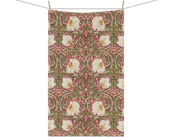 William Morris Pimpernel Tea Towel: grande asciugamano da cucina floreale